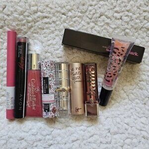 Lot 9 Mixed Lip Balm Gloss Lip Stick Various Brands New Maybelline L'Oréal Avon